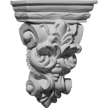 Ekena Millwork 6 1/4"W x 2 7/8"D x 8 1/4"H Leaf Bunch Corbel COR06X02X08LF